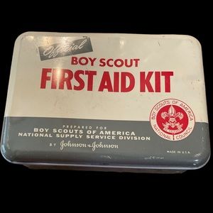Vintage Boy Scout First Aid Kit 1956